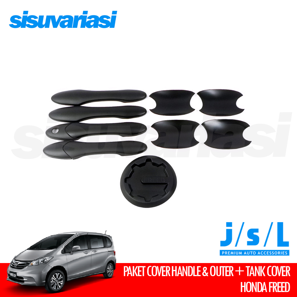 Honda Freed Aksesoris JSL Paket Tank Cover Handle Outer Mangkok Pintu
