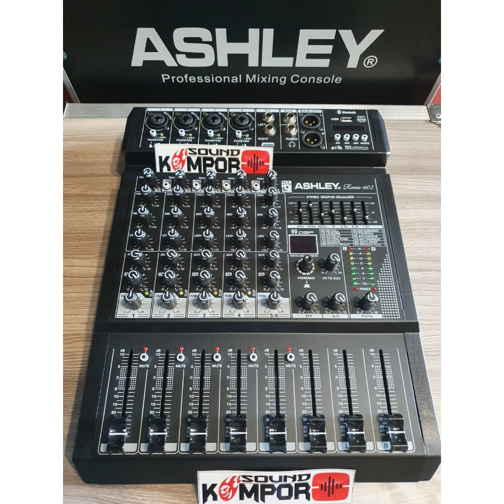 MIXER 6 CHANNEL ASHLEY REMIX 602 REMIX-602 / REMIX602