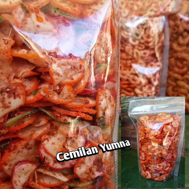 

Seblak krupuk bantat Pedas daun jeruk 500 grm