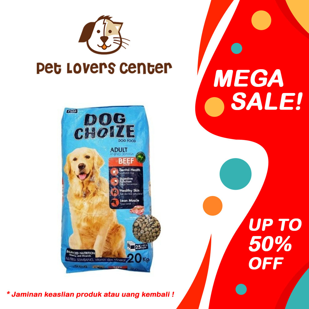 DOG CHOIZE 20KG DOG FOOD - MAKANAN ANJING