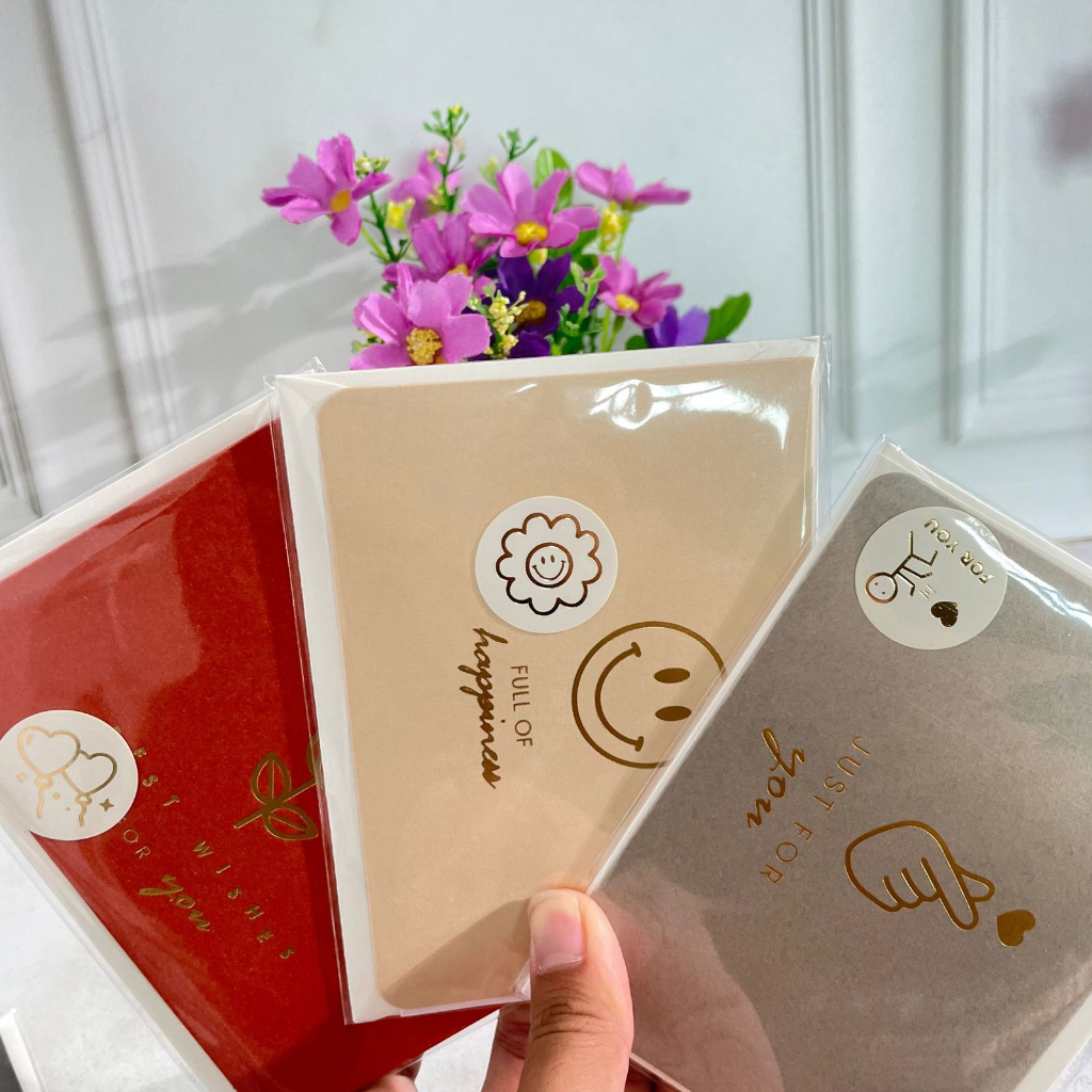 

Kartu Ucapan Standar Best Wishes - CD 113 - surat cinta happy birthday selamat amplop hadiah sovenir