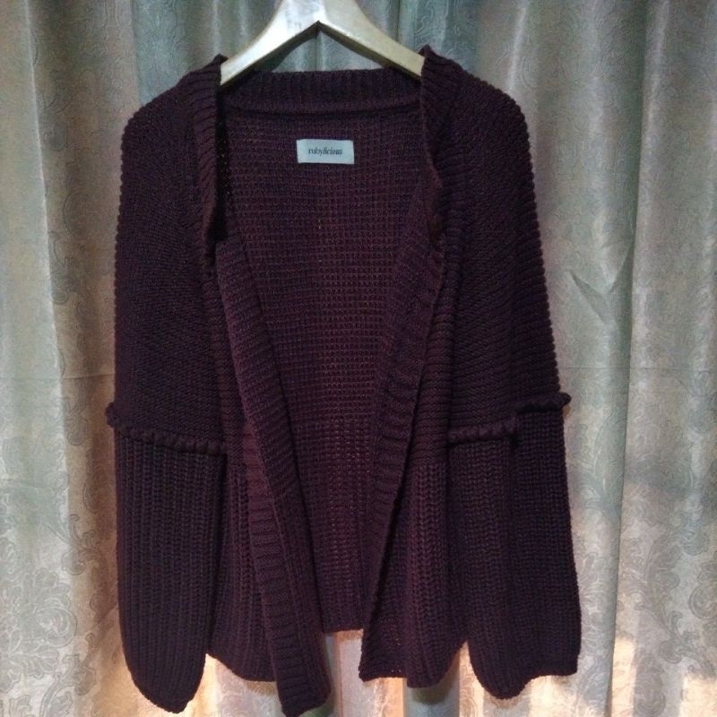 preloved rubylicious/rubylicious/preloved cardigan/cardiganrajut