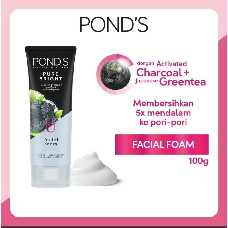 Pond's Pure Bright Facial Foam 100 ml