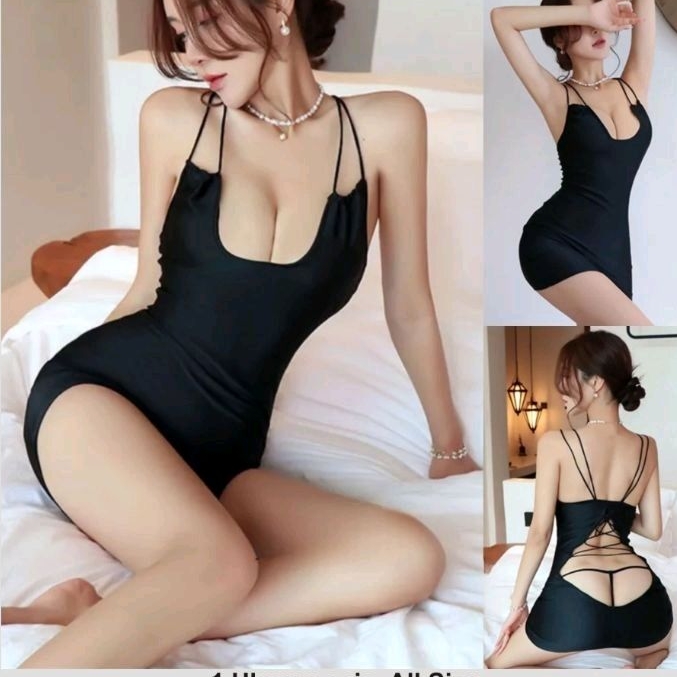 LINGERIE DRESS SEXY MURAH BAJU SEXY WANITA D1203BK
