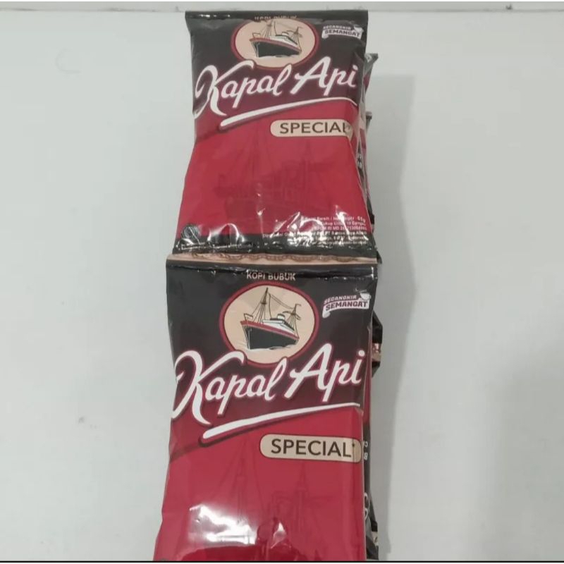 

Kopi kapal Api Spesial 60gr (1pcs) /160gr (1pcs) / spesial mix (10pcs)