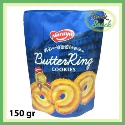 

Naraya Butter Ring Cookies 150 gr Biskuit Wangi Mentega Impor Malaysia