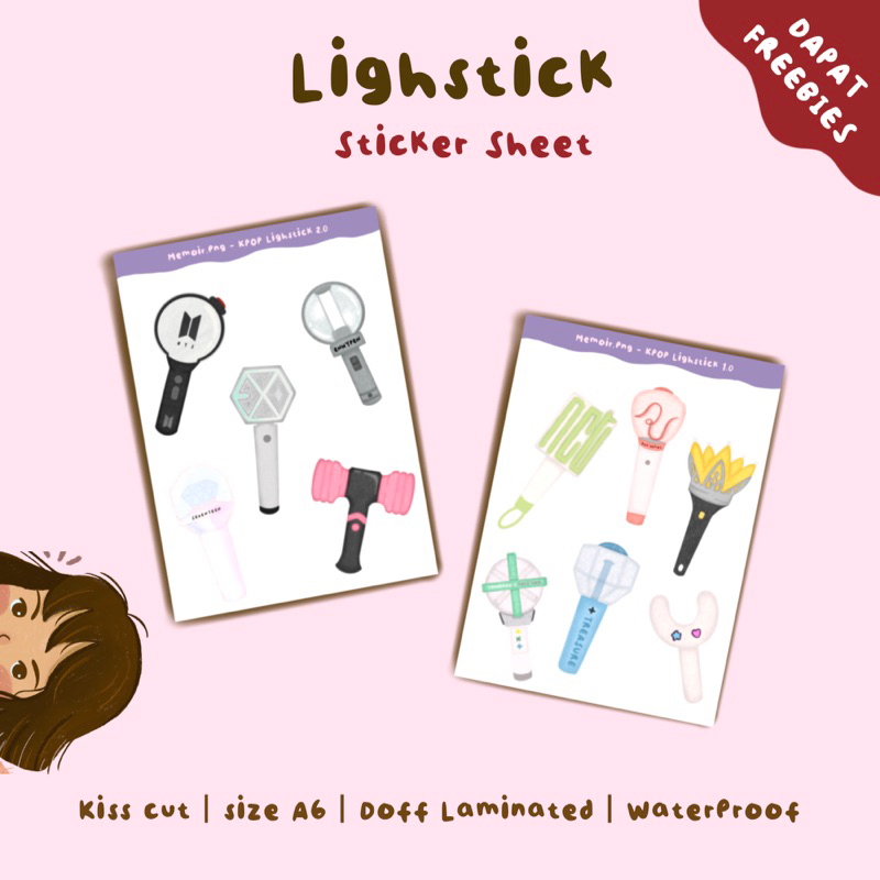 

Memoir.png Sticker Sheet A6 Lighstick KPOP sticker BTS, sticker EXO, Sticker Treasure, Sticker Blackpink, Sticker BIGBANG, Sticker Red Velvet