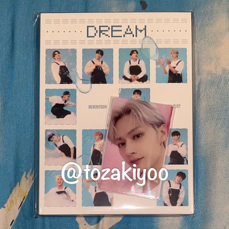 album sealed seventeen dream japan carat ver carver pob jun weverse jp jepang