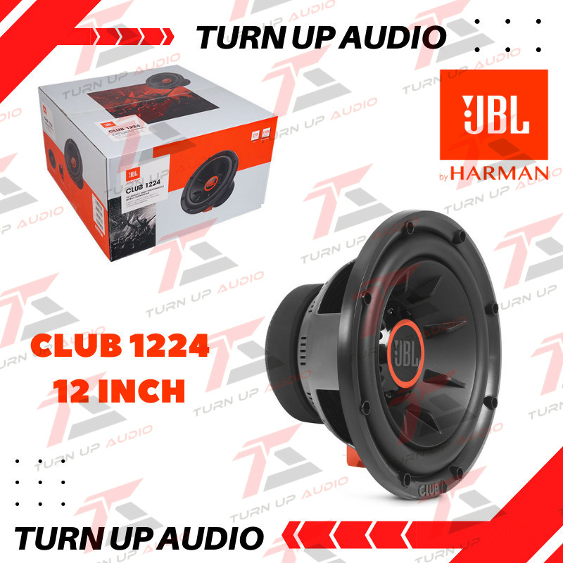 Subwoofer JBL Club 1224 12" Double Coil 2Ohm 4Ohm Sub JBL Woofer Mobil subwoofer mobil