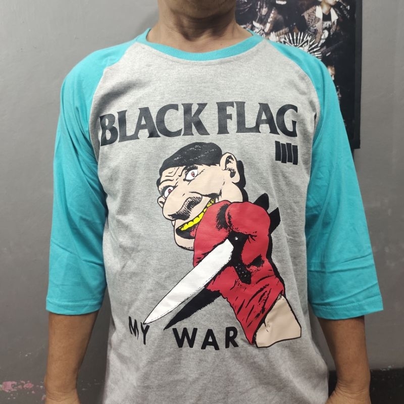KAOS BAND KAOS PUNK REGLAN BLACK FLAG