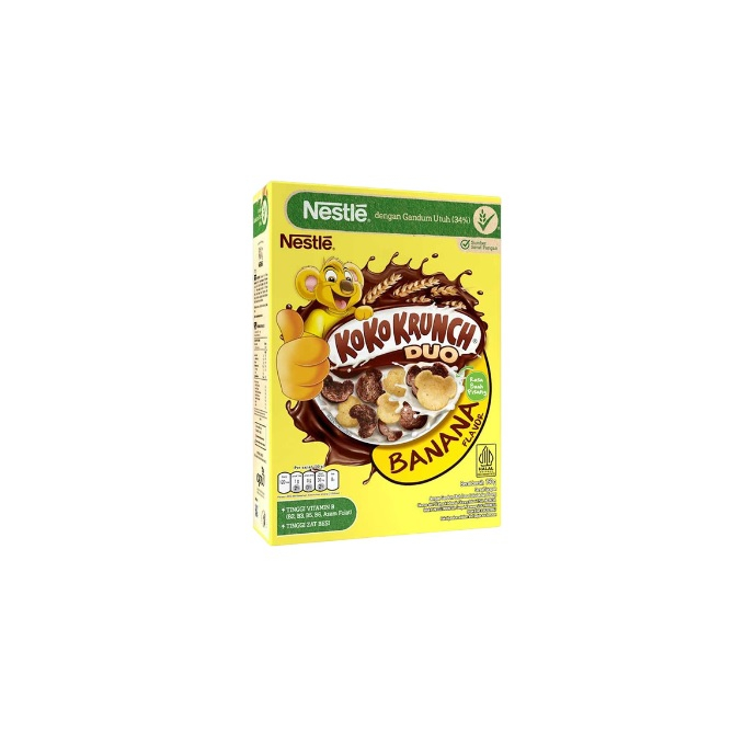 

Koko Krunch Sereal Duo Banana Box 150 gram