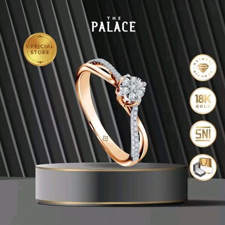 The Palace cincin Solitaire listring B new