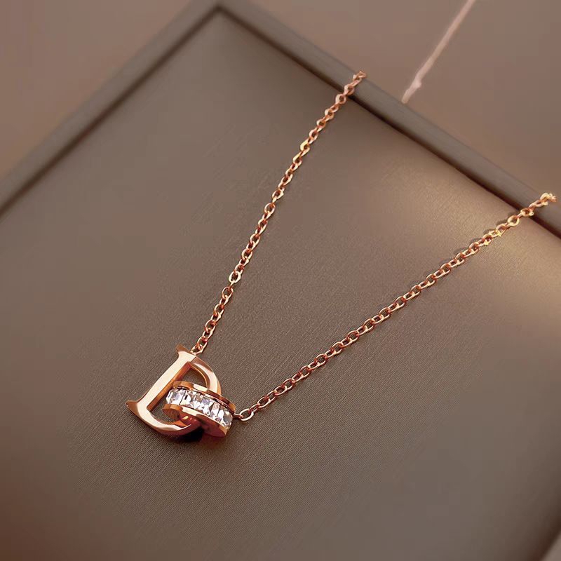 Kalung Titanium Liontin Mewah Dan Elegan / Kalung Titanium Korea / Kalung Titanium Mewah Dan Elegan