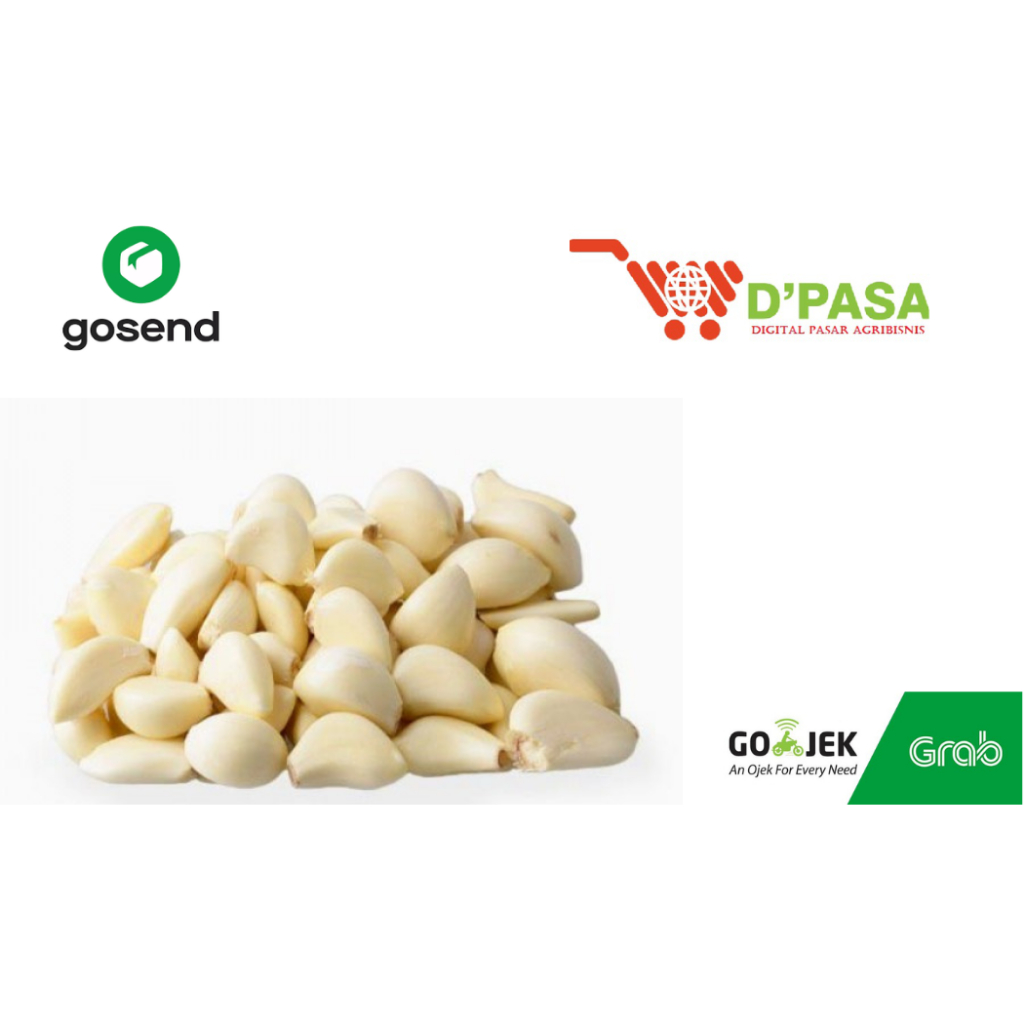 

KIRIM INSTAN Sayuran Bawang Putih Kupas Segar Bersih 250gr