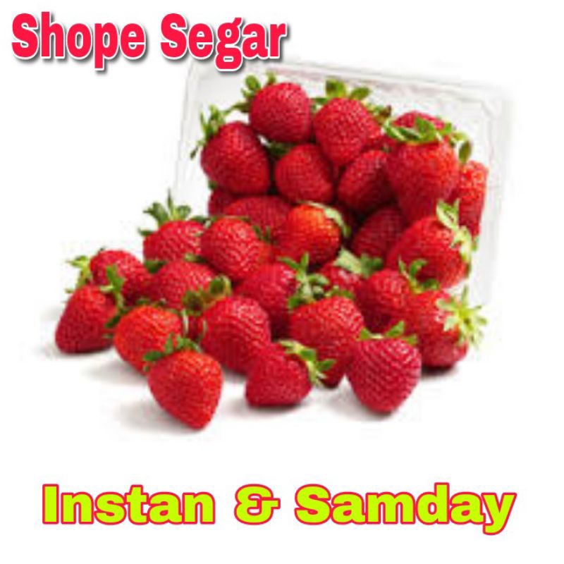 

Buah Stroberi 1 pac kirim instan & someday