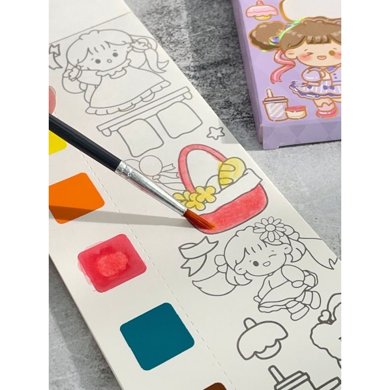 

Buku Magic Water Color Painting JBE-30 Cute Girl Buku Magic Water Viral Kado Lucu Unik Termurah Kekinian