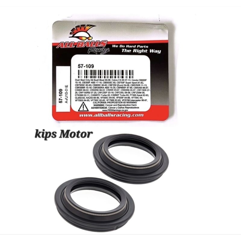 Seal debu shock usd  Honda CR 85 CRF 150 R CRF 230 Suzuki RM 85 ukuran 37 mm x 50 mm