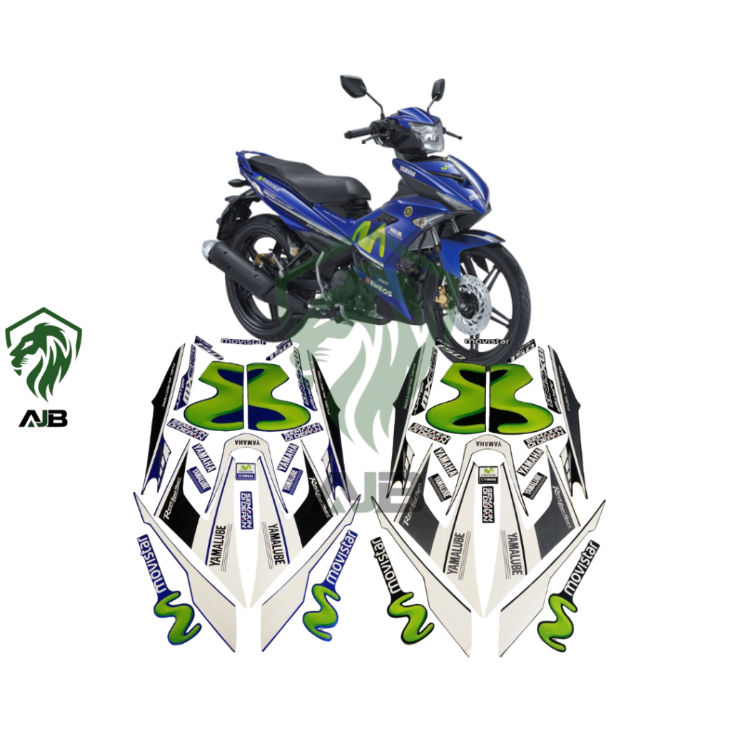 STRIPING YAMAHA JUPITER MX 150 MOVISTAR 2015/2016
