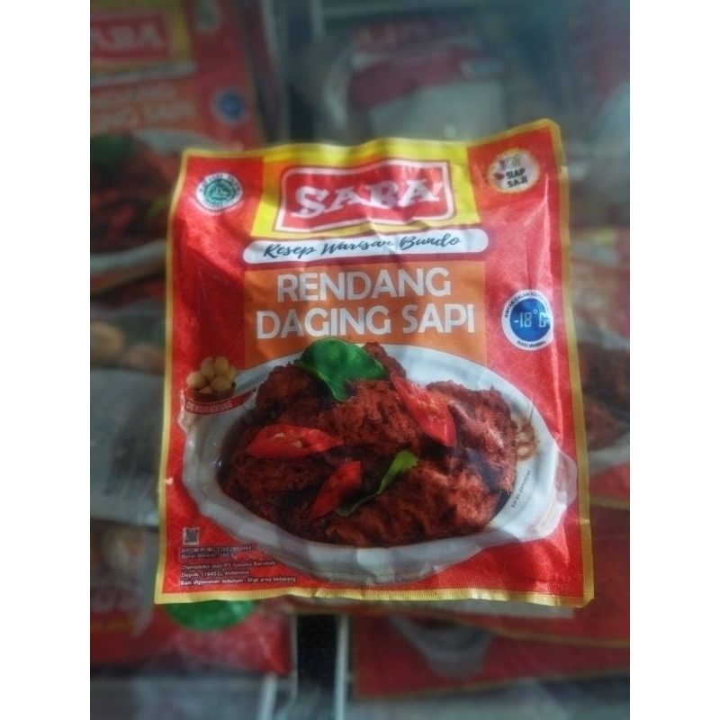 

SABA Rendang Daging Sapi Frozen 350g