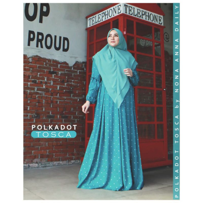 GAMIS POLKADOT (GAMIS KATUN SYARI) BY NONA ANNA