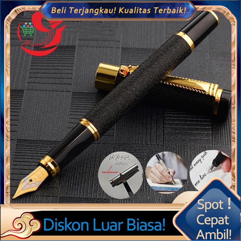 

Kaligrafi fountain pen Nib 0,7mm pena kalam tutul sudah di asah siap pakai untuk lugot kitab/surah/surah sudah di asah untuk kitab kuning