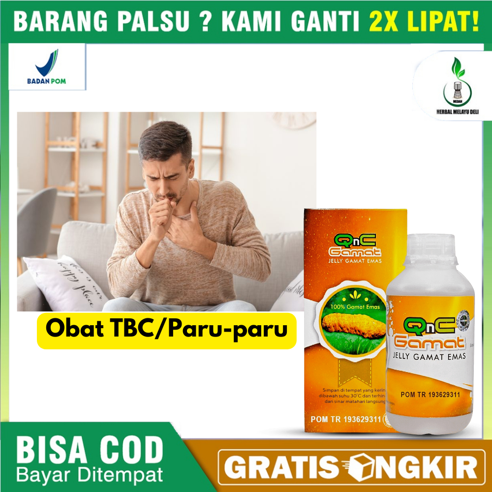 Obat Tuberkulosis, Obat TB Paru Paru, Obat Cairan Paru Paru Qnc Jelly Gamat Herbal Teripang Gold COD