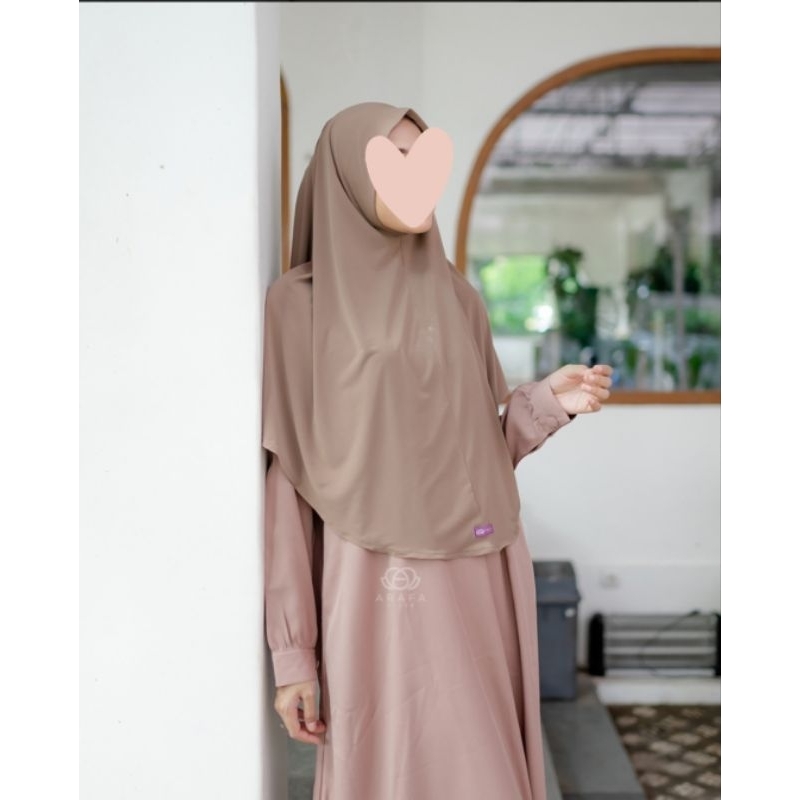 Khimar Livia size L by Arafa Hijab - Hijab Instan - Hijab Instant