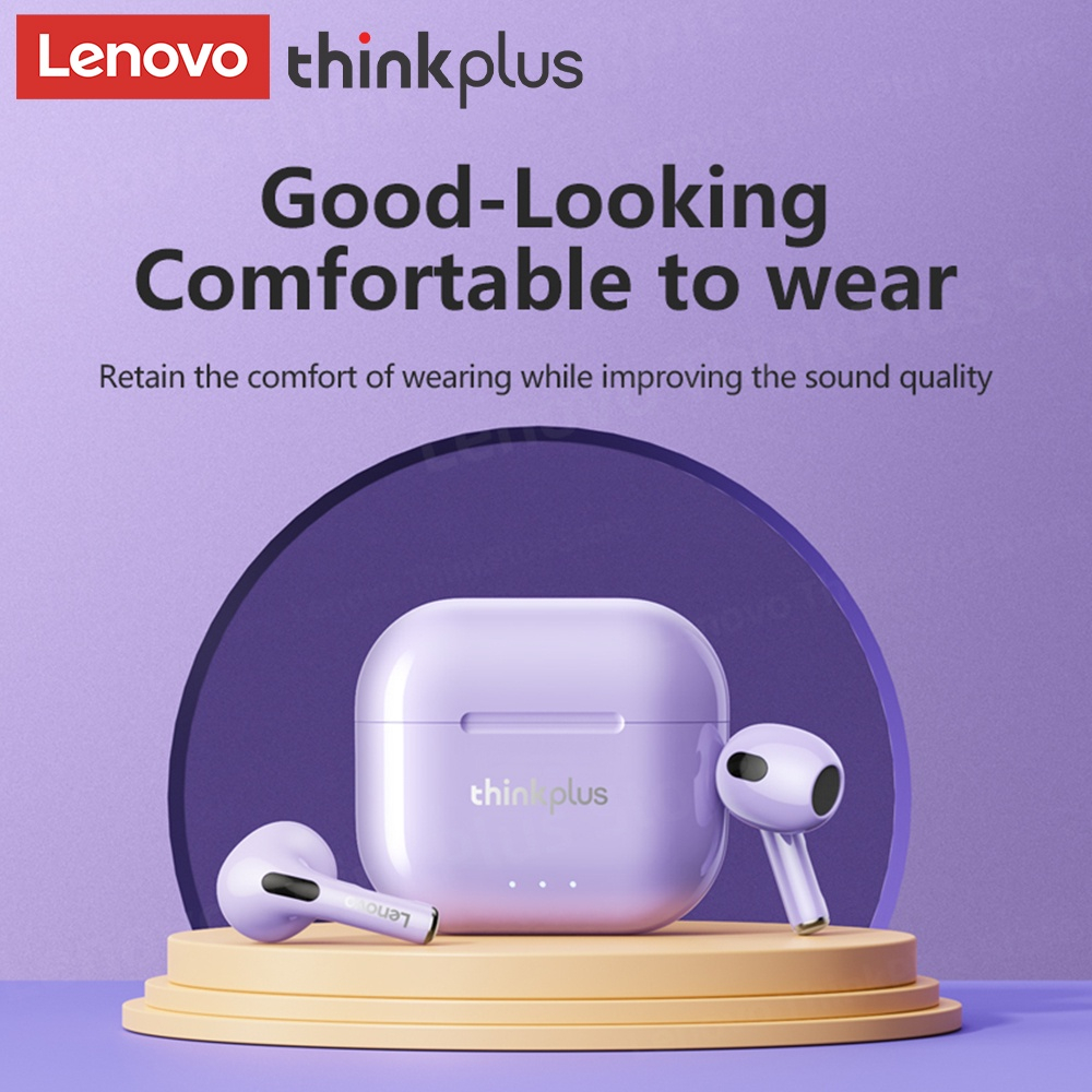 Thinkplus Lenovo LP40 Plus TWS Bluetooth Headset Headphone Earphone samsung