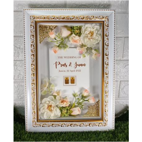 Mahar Pigura 20 cm x 30 cm Ready Tanpa PO / Mahar Pernikahan / Mahar Pigura Kilat / Mahar Pigura Uan