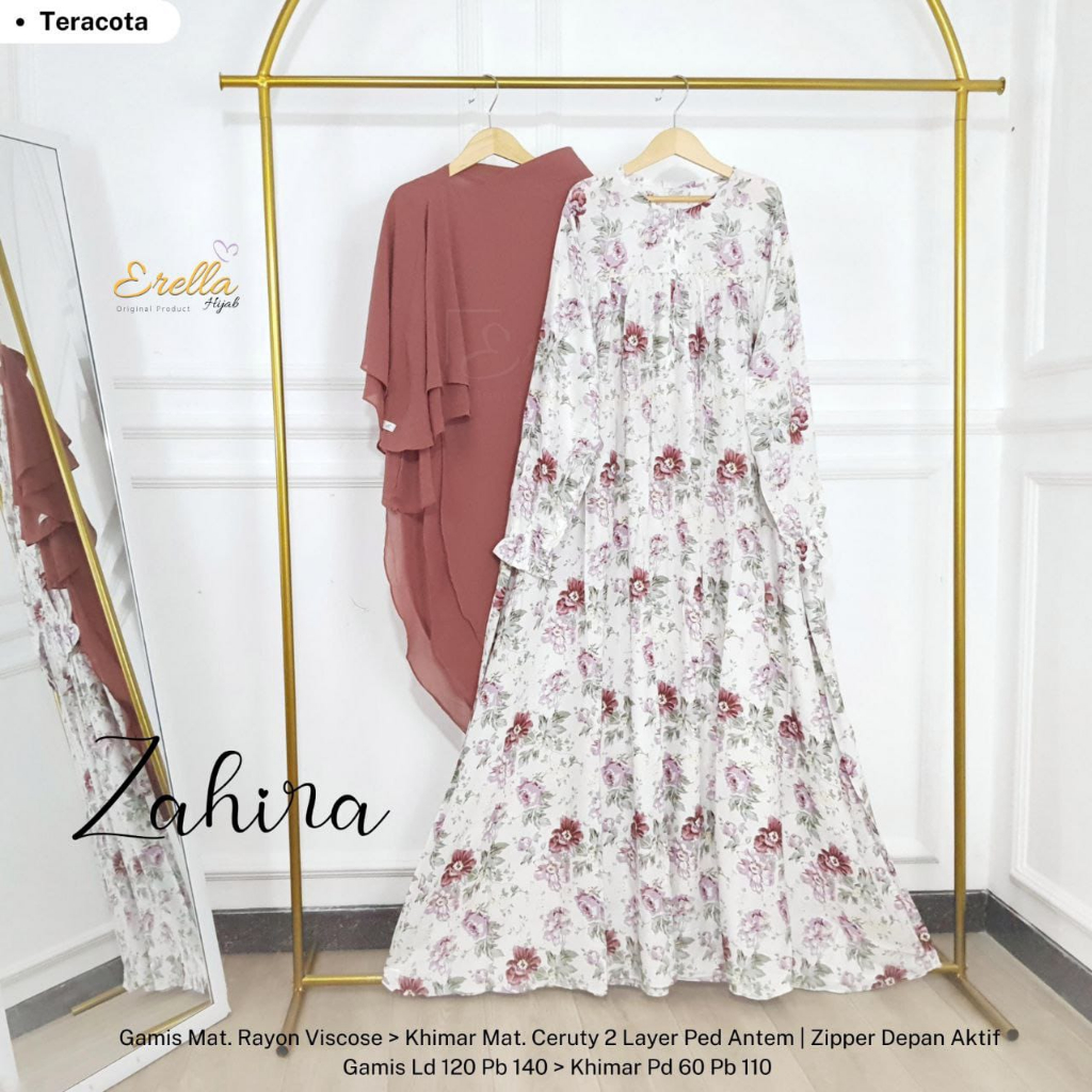 Zahira One set Gamis by Erella Hijab