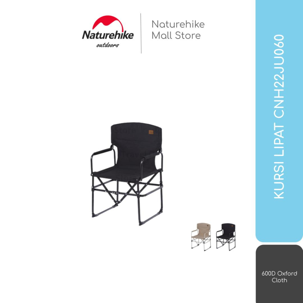 KURSI LIPAT PORTABLE OUTDOOR CAMPING NATUREHIKE X BLACKDOG CNH22JU060