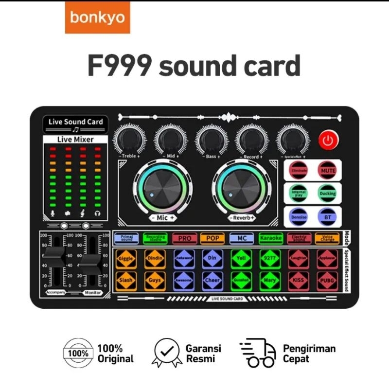 SOUNDCARD F999 ORIGINAL bonkyo