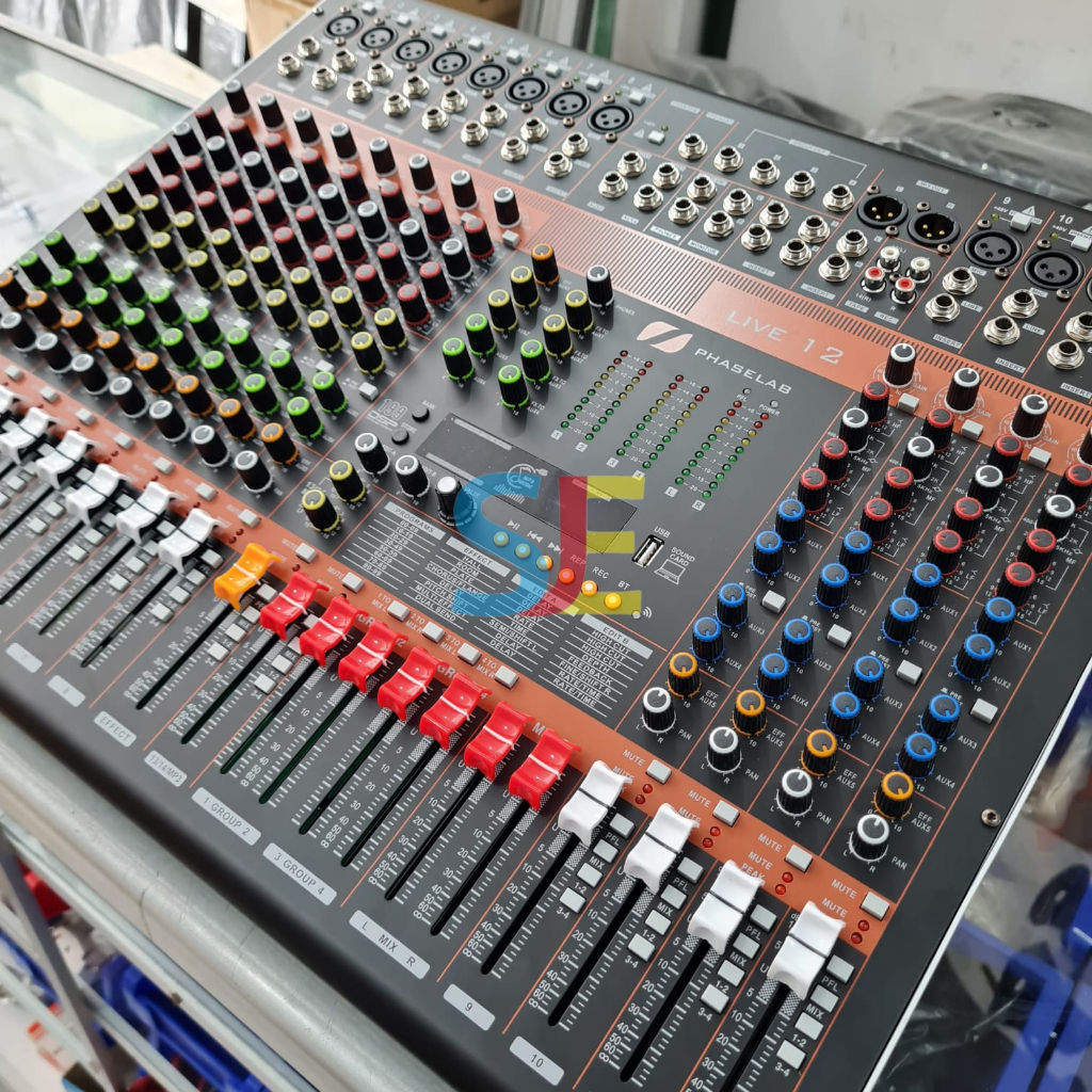 Mixer Phaselab Live 12 / Mixer Audio Phaselab Live 16 / Mixer Audio Bluetooth