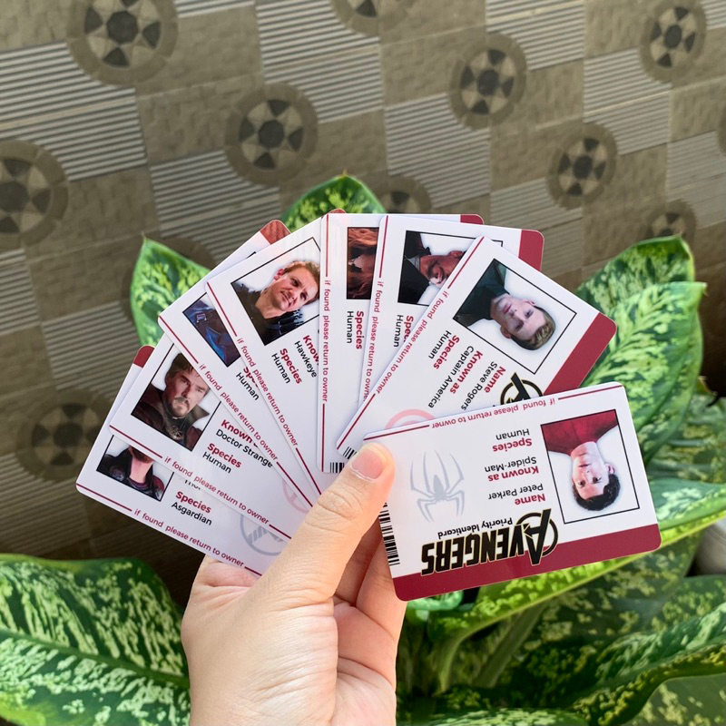 

THE AVENGERS ID CARD