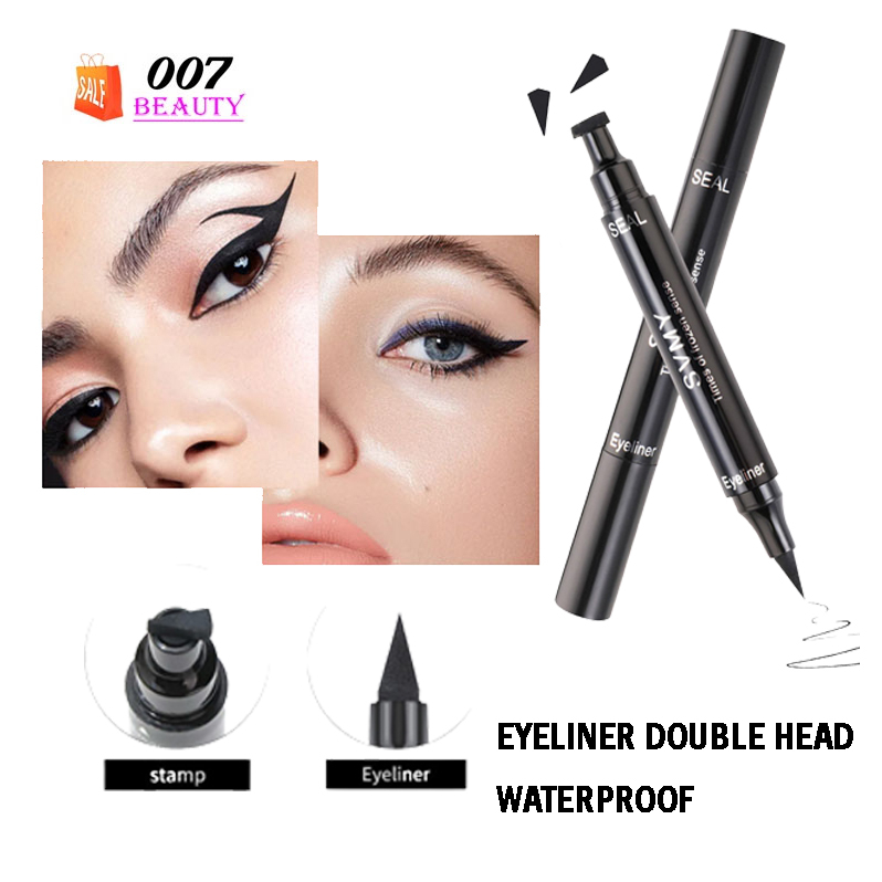 New Eyeliner Stamp 2 In 1 Waterproof Liquid Eyeliner Pensil Waterproof 872 Lameila SVMY