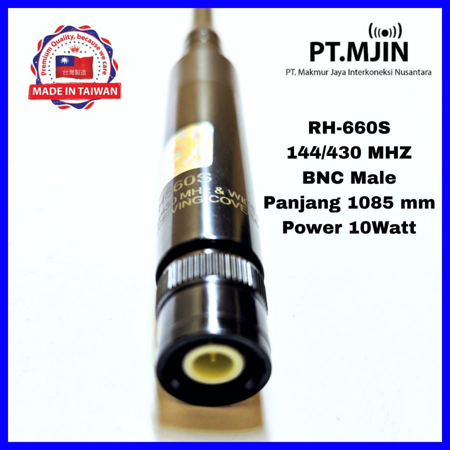 Antenna Telescoping Dual Band RH-660S merk Harvest type BNC male