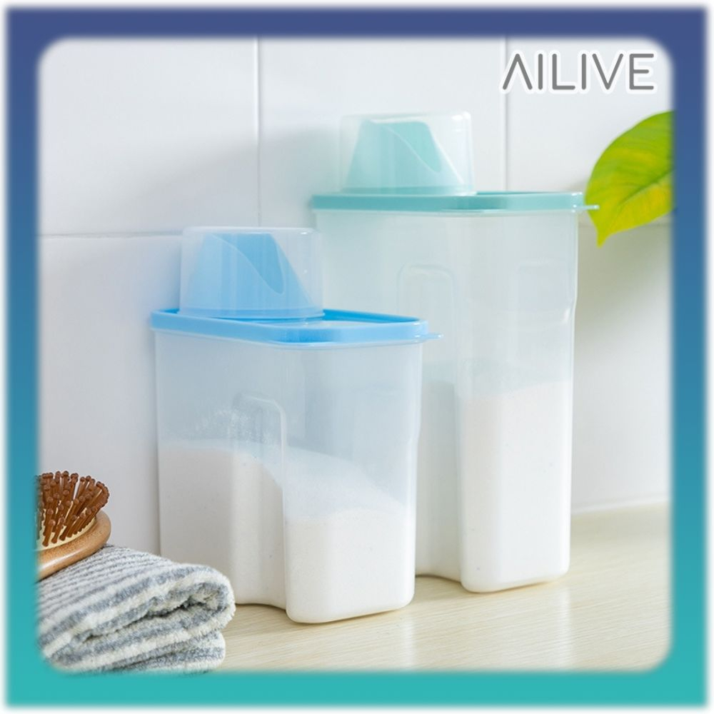 Toples Beras 2.5L Plastik / Toples Kacang, Makanan, Beras, Detergen / Kontainer Storage Jar Serbaguna