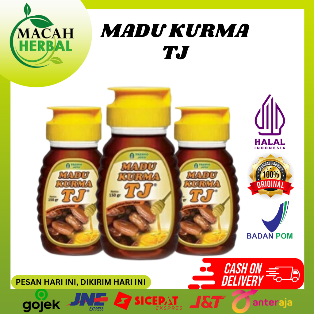 

MACAH HERBAL - MADU KURMA TJ 150gr SEHAT MURAH - MADU TJ - MADU SEHAT