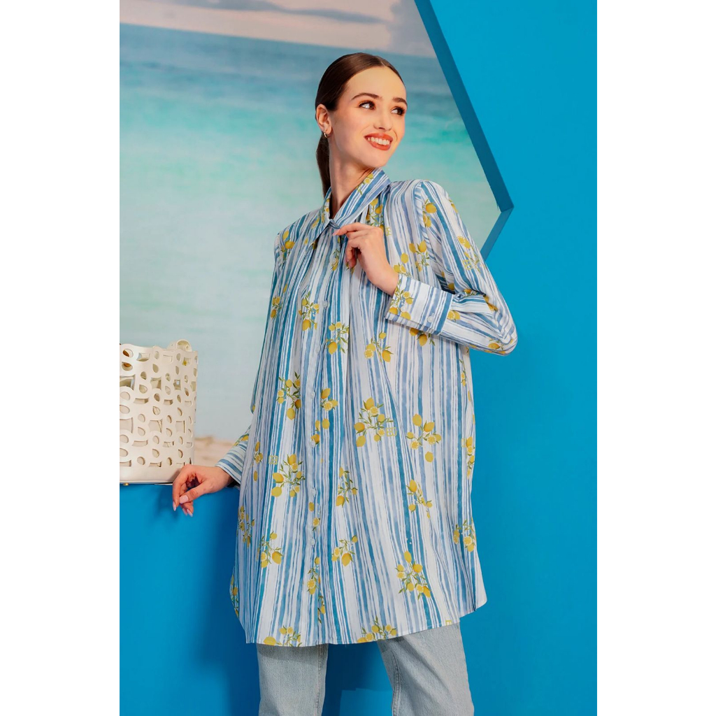 LA BELLA ESTATE TUNIC SHIRT - BENANG JARUM