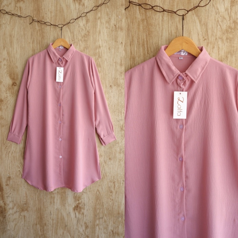 RRgemilang - Baju Atasan Wanita Terbaru  Adina Zalfa Tunik COD