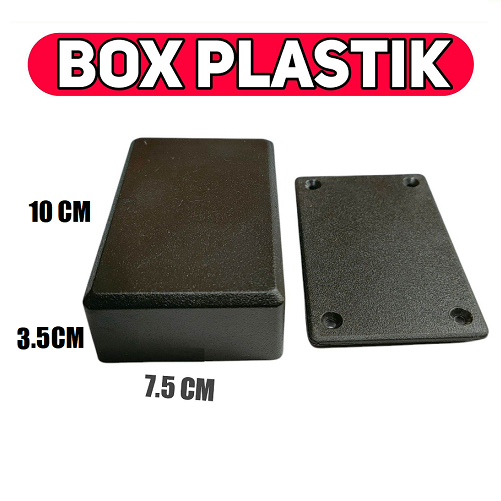 Box Plastik Kotak Plastik Hitam 10 X 7.5 X 3.5 Cm Box Casing