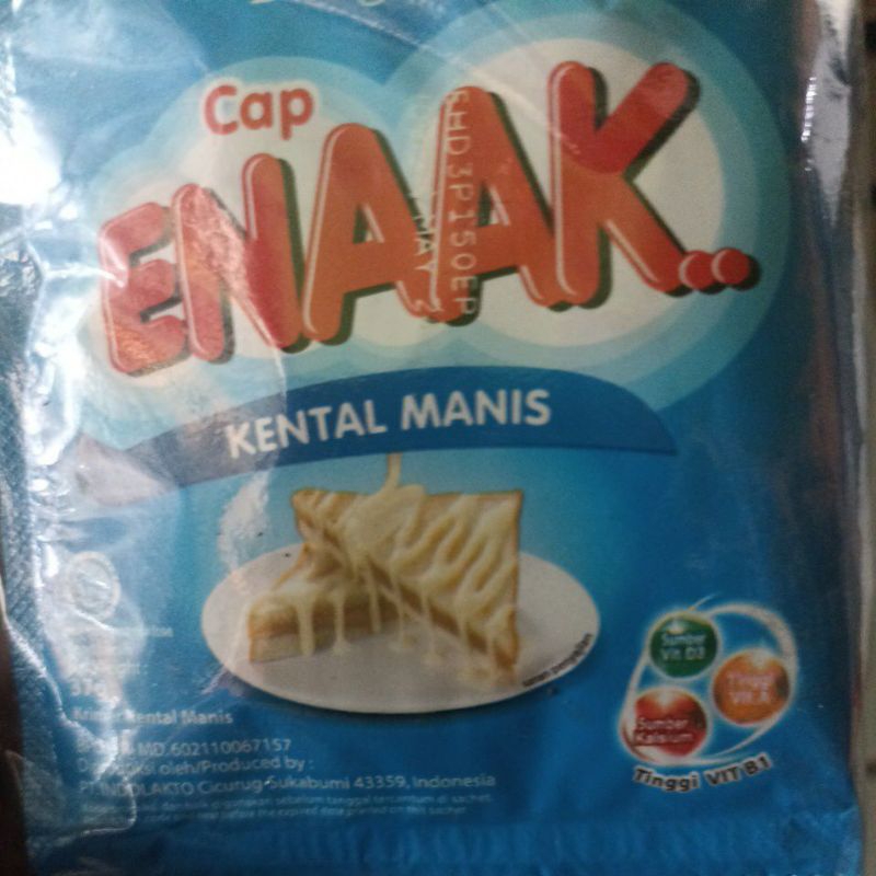 

Kental Manis Cap Enaak Sachet