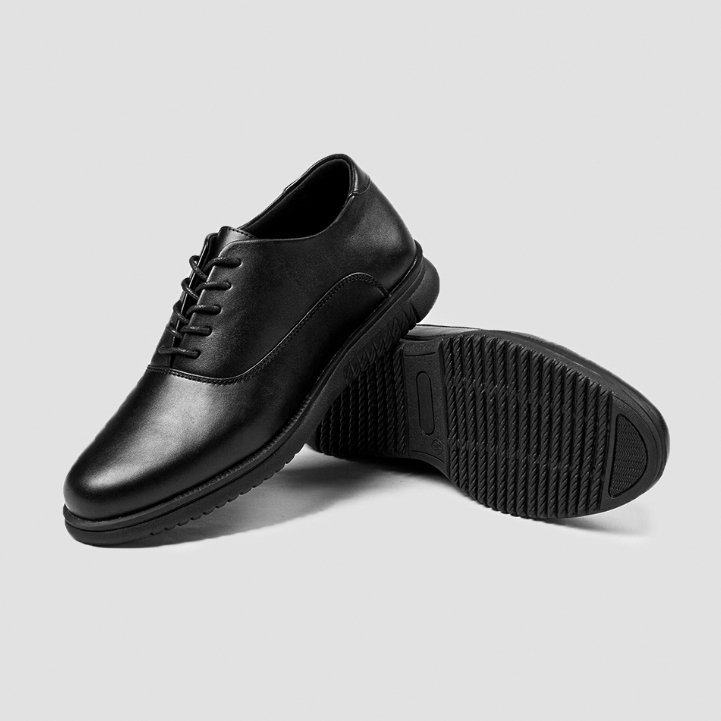 Sepatu Pantofel Pria Formal Kulit Tali Oxford Pantopel Kasual - Houston