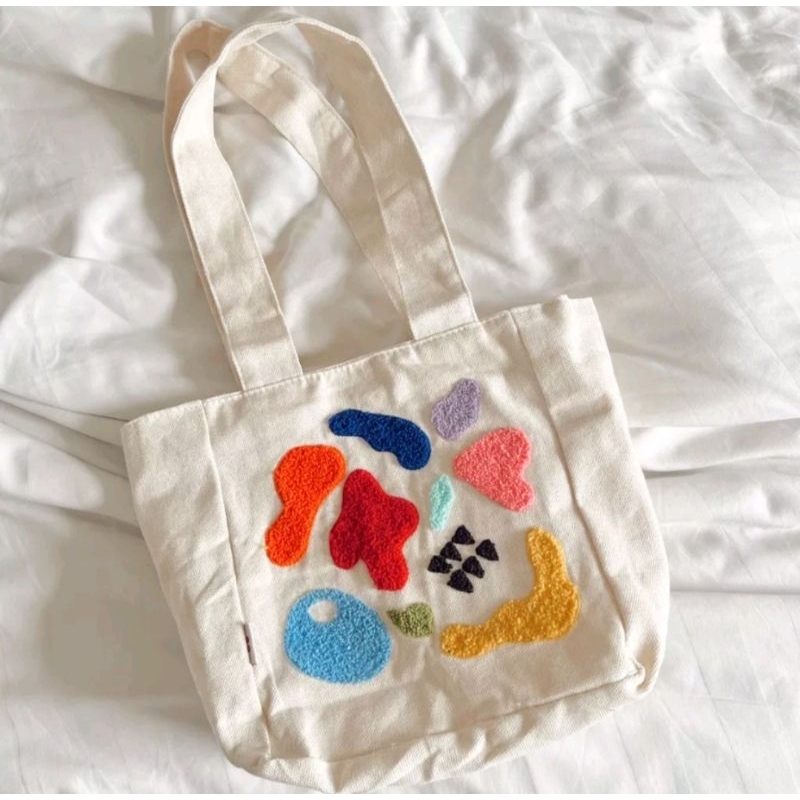Mini Totebag Needle Twinkle | Totebag kecil | Mini totebag | Totebag Tufting
