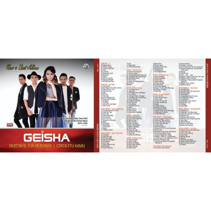 Kaset MP3 lagu New & best Album Geisha