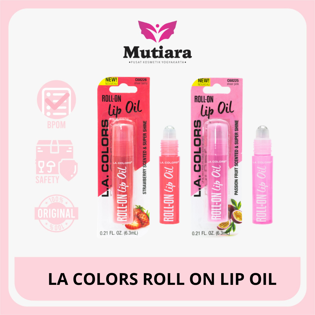 LA COLORS ROLL ON LIP OIL