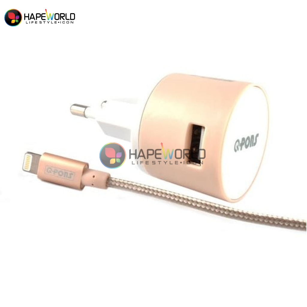 CHARGER Q-PONS USB FAST HOME-CHARGER 3.1A 3 USB PORT
