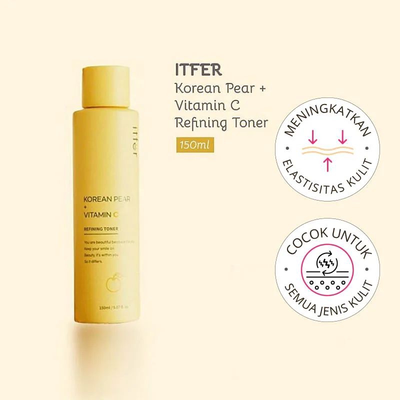 ITFER Korean Pear + vitamin C Refining Toner | 150 ml