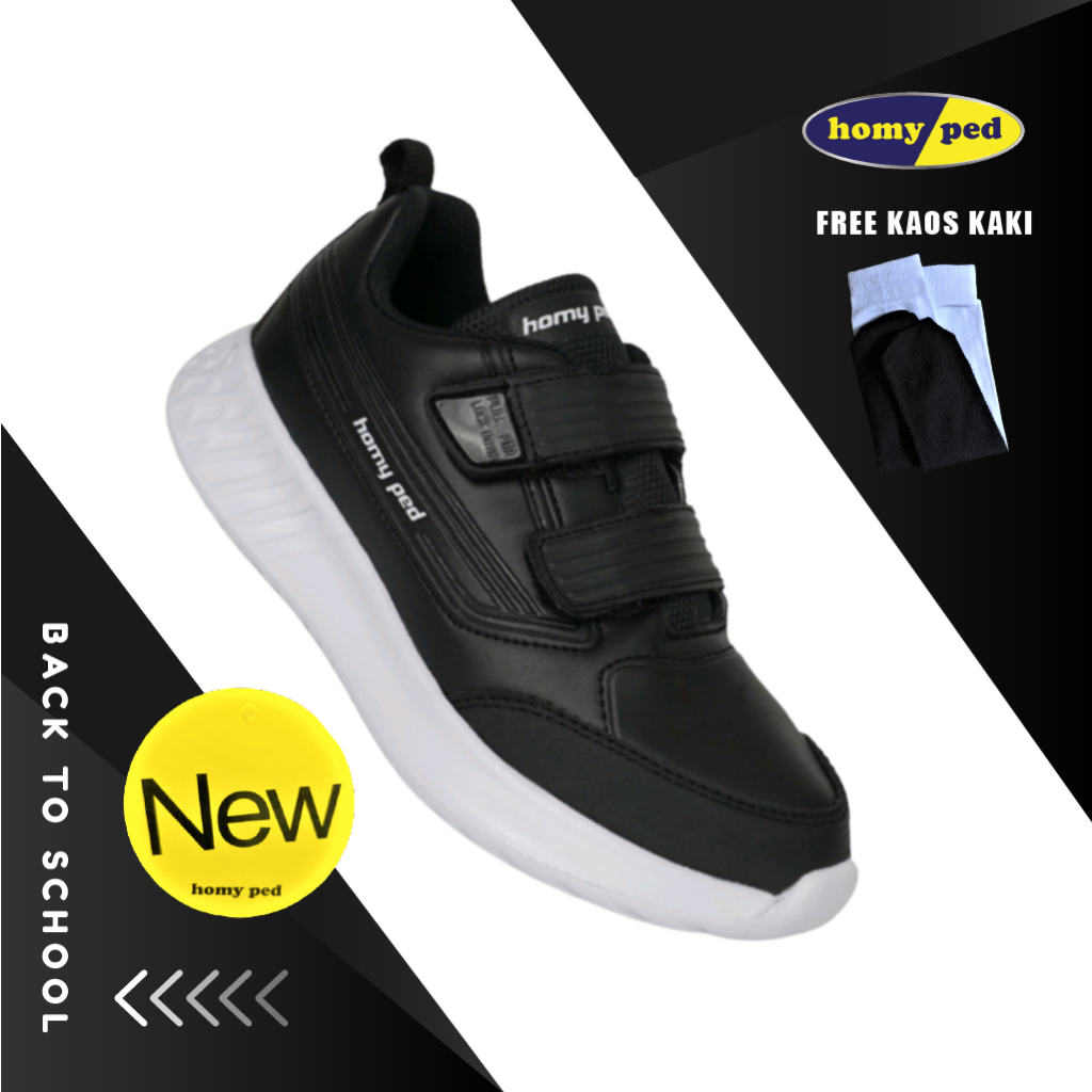 homyped jovan 02 sepatu sekolah anak laki laki sd original branded sepatu homyped anak laki laki gra