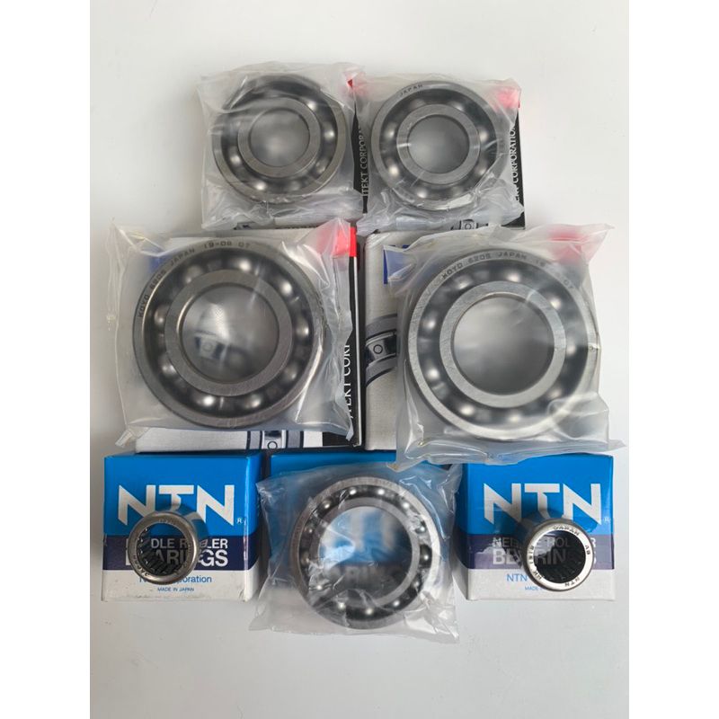 Bearing Mesin kruk as rasio komplit satria 2 Tak 2T Hiu Lumba RK Cool original NTN KOYO Japan